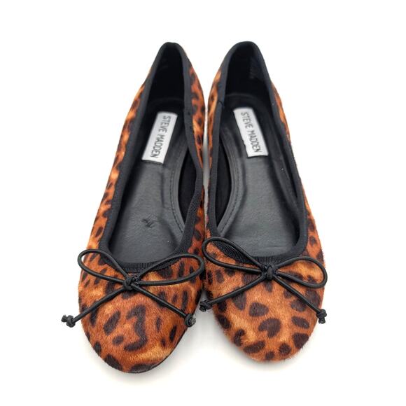 Steve Madden Cherish Leopard Genuine Calf Hair Pump Women's Brown Sz US5.5M EU36 - Picture 10 of 11